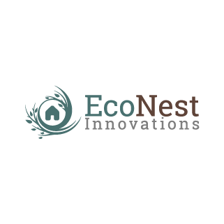 EcoNest Innovations logo on a white background.